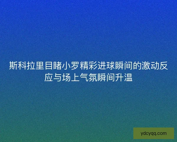斯科拉里目睹小罗精彩进球瞬间的激动反应与场上气氛瞬间升温
